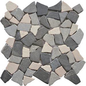 MOSAIQUE PALLADIEN MIX GRIS 30 x 30 CM