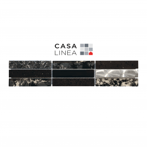 LISTEL CHARLESTON DARK HORIZONTAL 7,5 X 30 CM