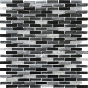 MOSAIQUE MICRO BRIQUETTE NOIRE