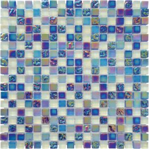 MOSAIQUE ANTIQUES NACRE BLEU