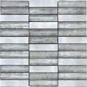 MOSAIQUE BRIQUETTE FANTASIA GREY 30 x 30 CM