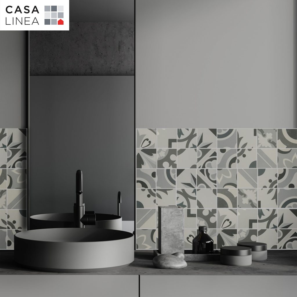 Mosaïque terre cuite