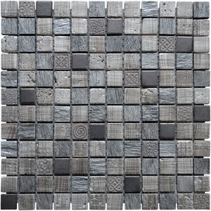 Mosaïque Patine Mix Gris