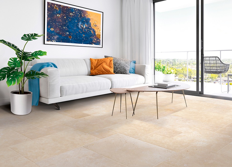 Carrelage Travertin beige