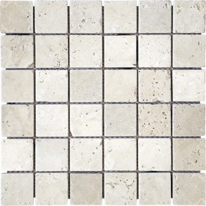 Mosaïque Travertin Ivoire