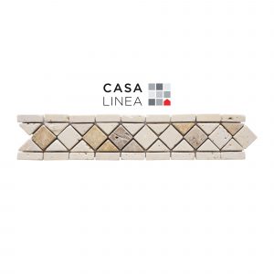 Listel 6x30cm Travertin Roma Mix