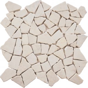 Mosaïque Palladien Marbre Crème