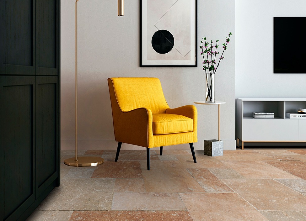 Travertin rustique intérieur