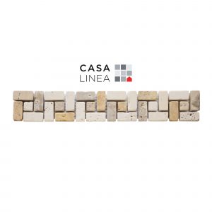 Listel 5x30cm Travertin Geo Mix