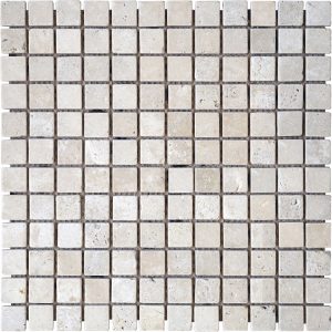 Mosaïque Travertin Ivoire