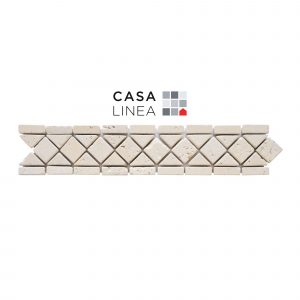 Listel 6x30cm Travertin Roma Ivoire